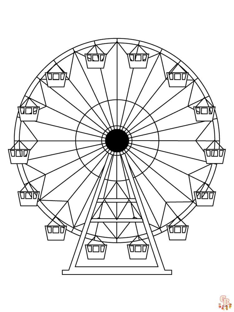 reuzenrad kleurplaat 5