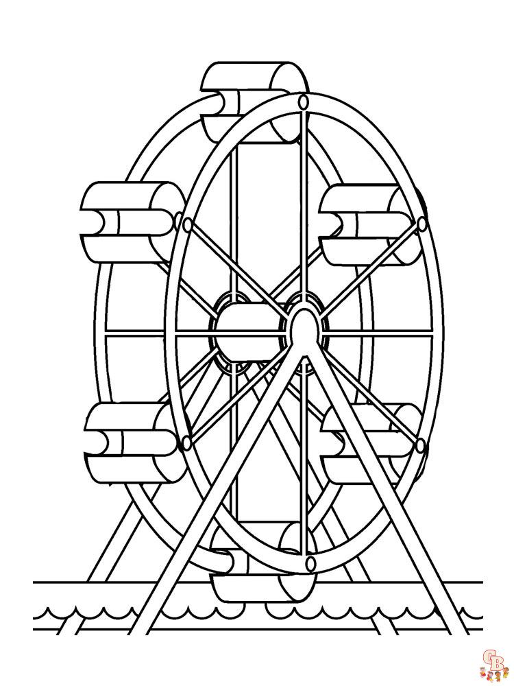 reuzenrad kleurplaat 6