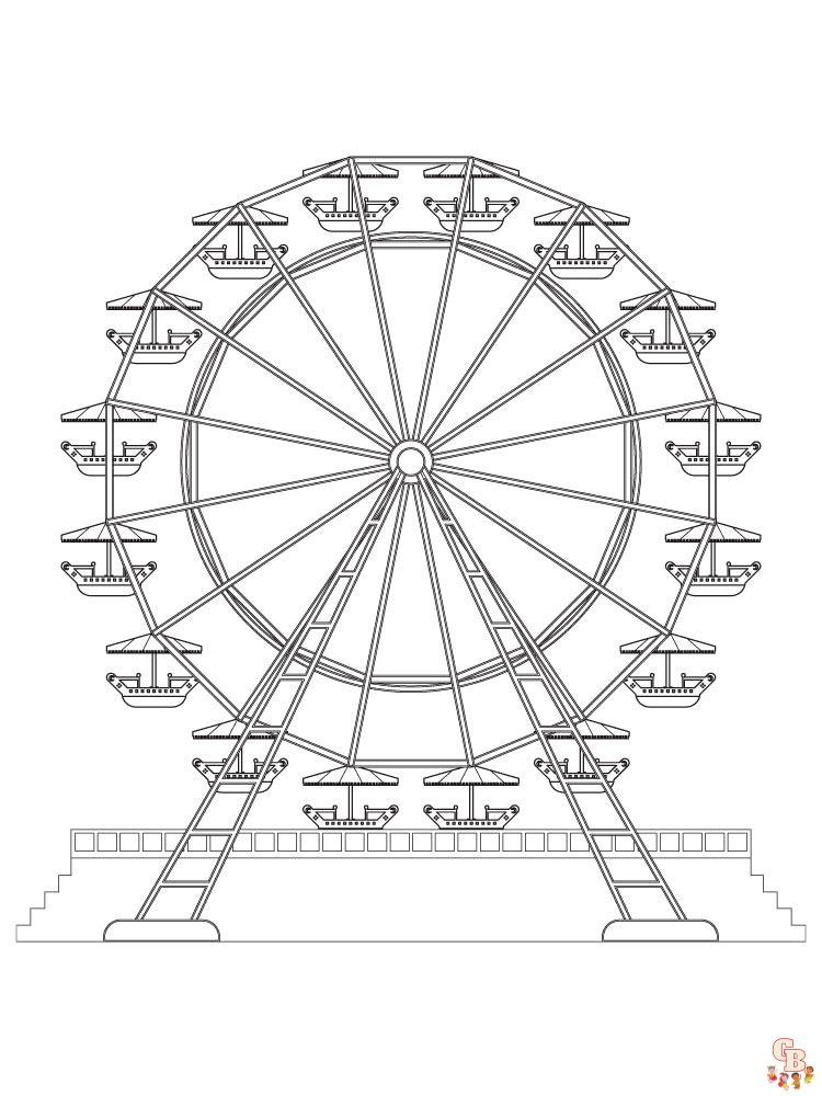 reuzenrad kleurplaat 9