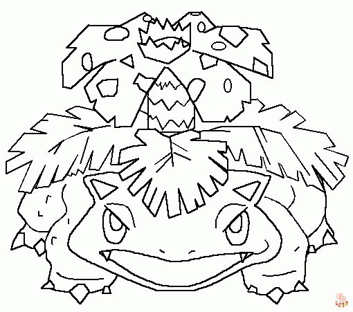 kleurplaat voor venusaur