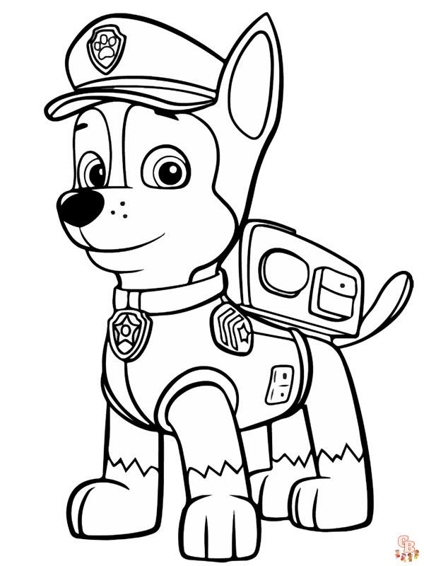 zuma paw patrol kleurplaat