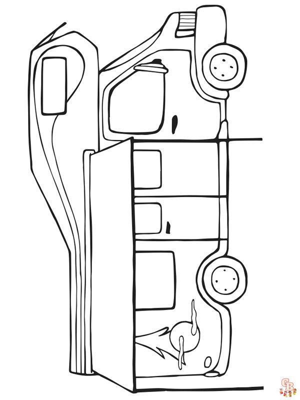 camper kleurplaten