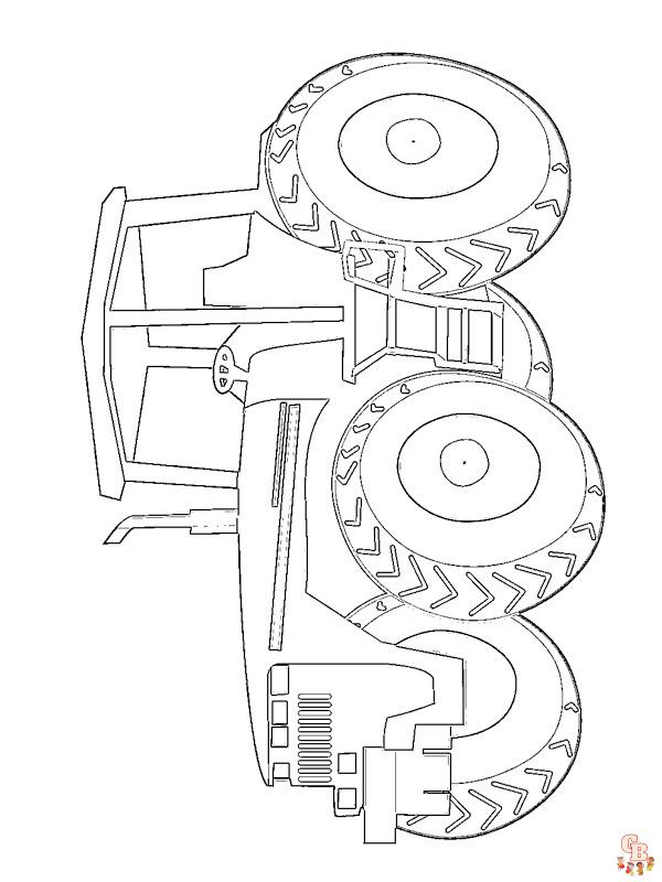 john deere kleurplaat