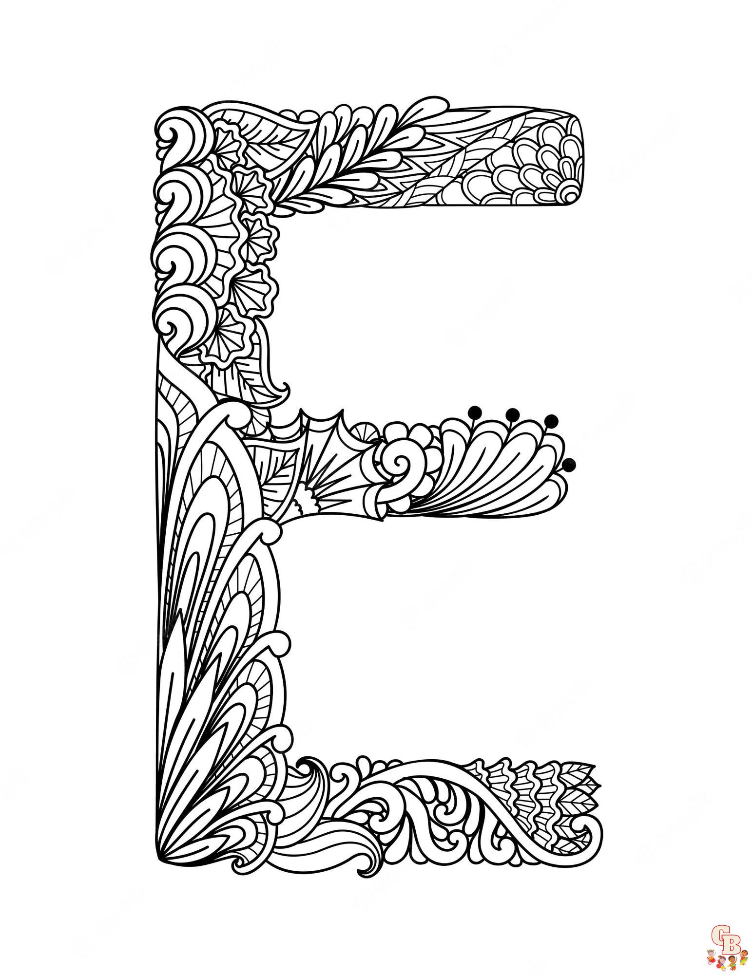 letter e 7