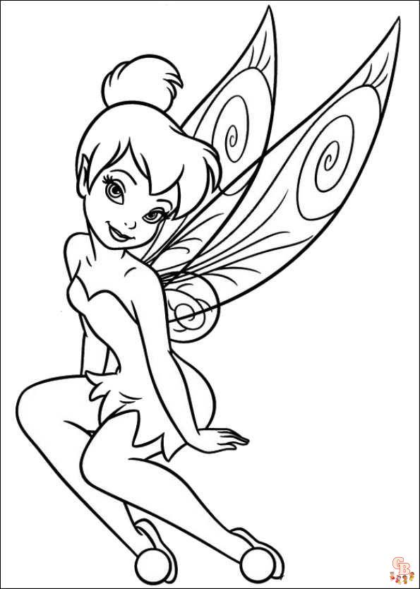 tinkerbell kleurplaten