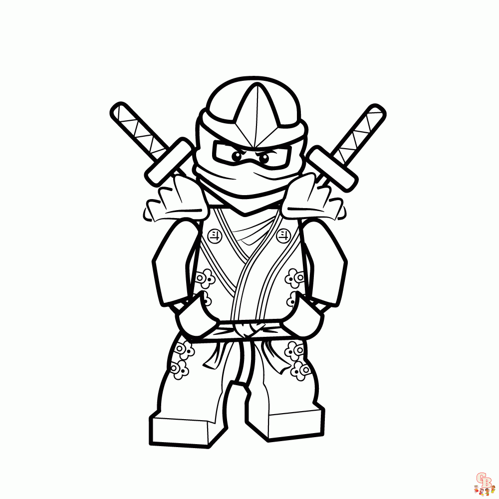 ninjago lloyd kleurplaat printen