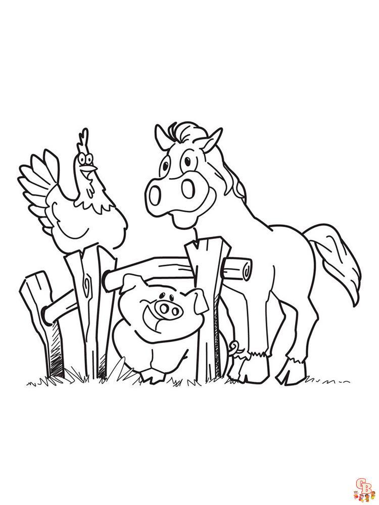 Farm Coloring Pages 11