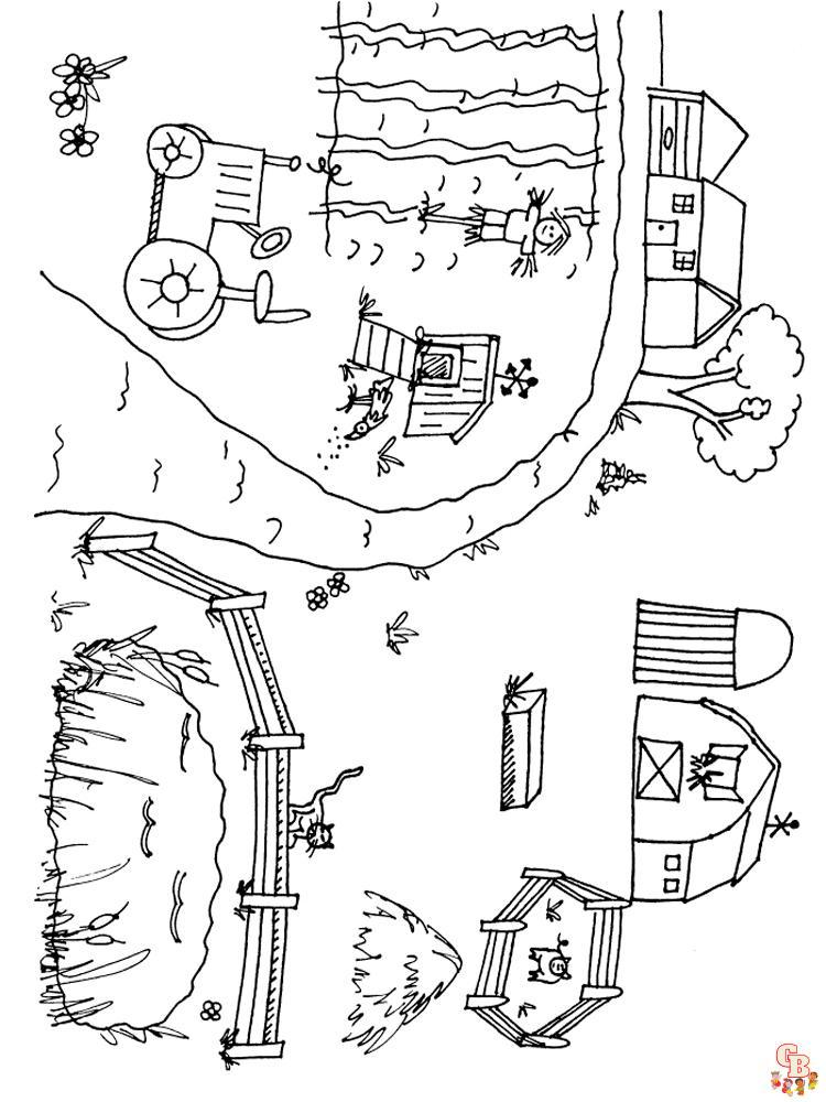 Farm Coloring Pages 2