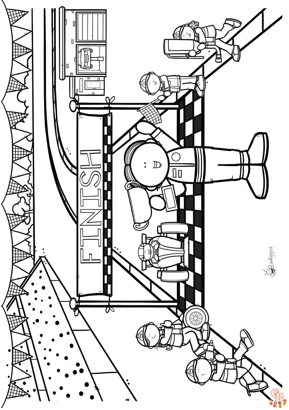 Formule 1 Kleurplaten 2