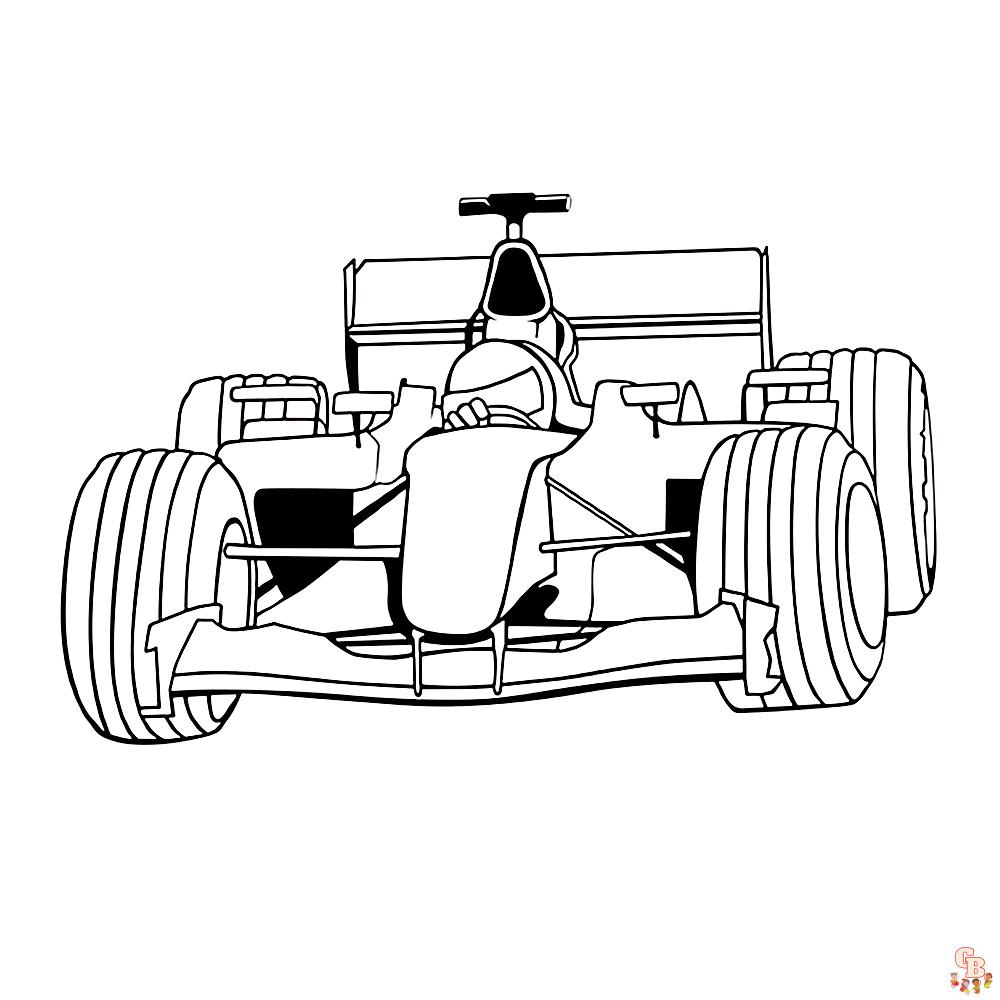 Formule 1 Kleurplaten 5