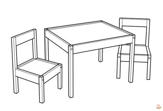 Tafel Kleurplaat 10