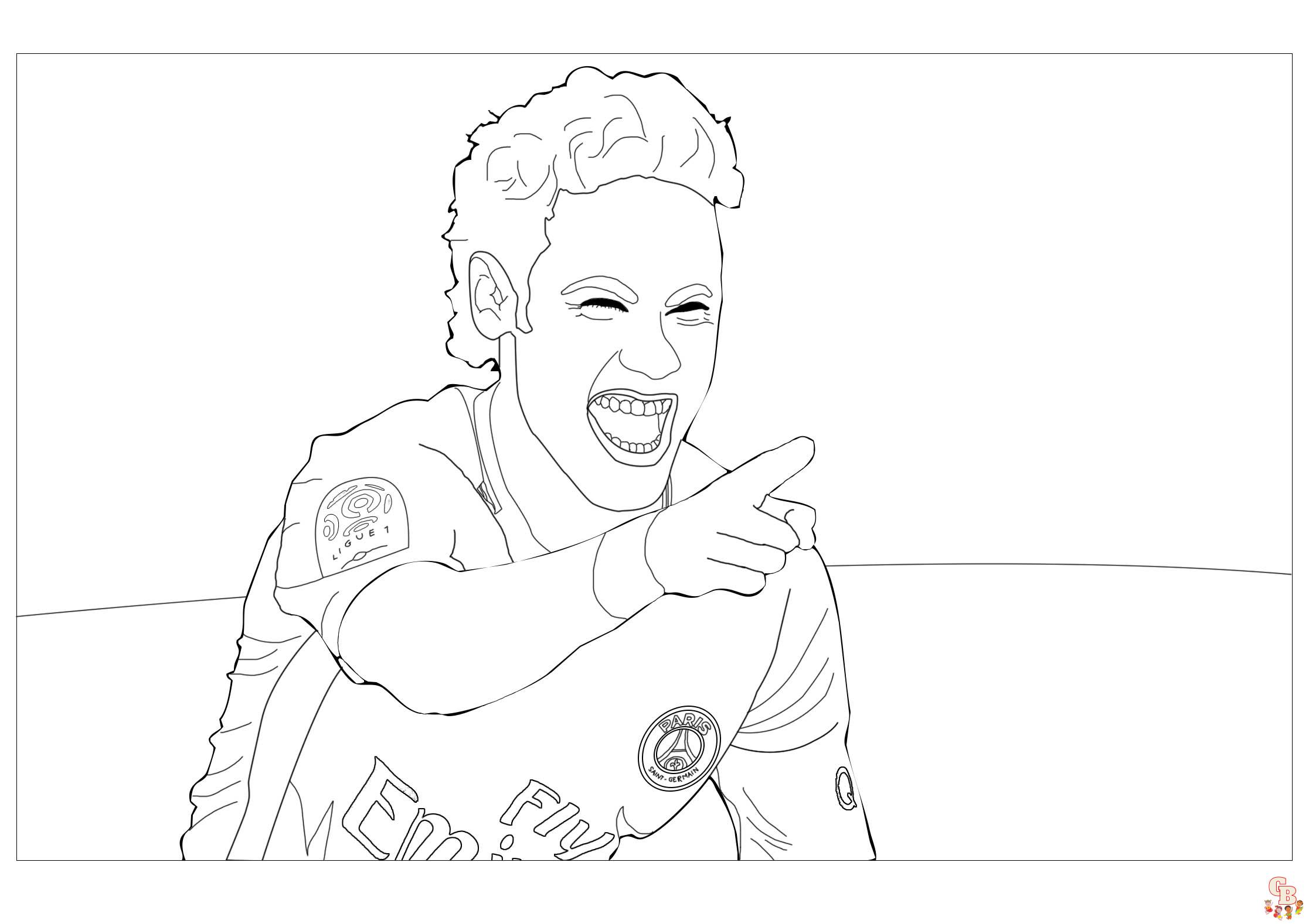 coloring neymar jr 2