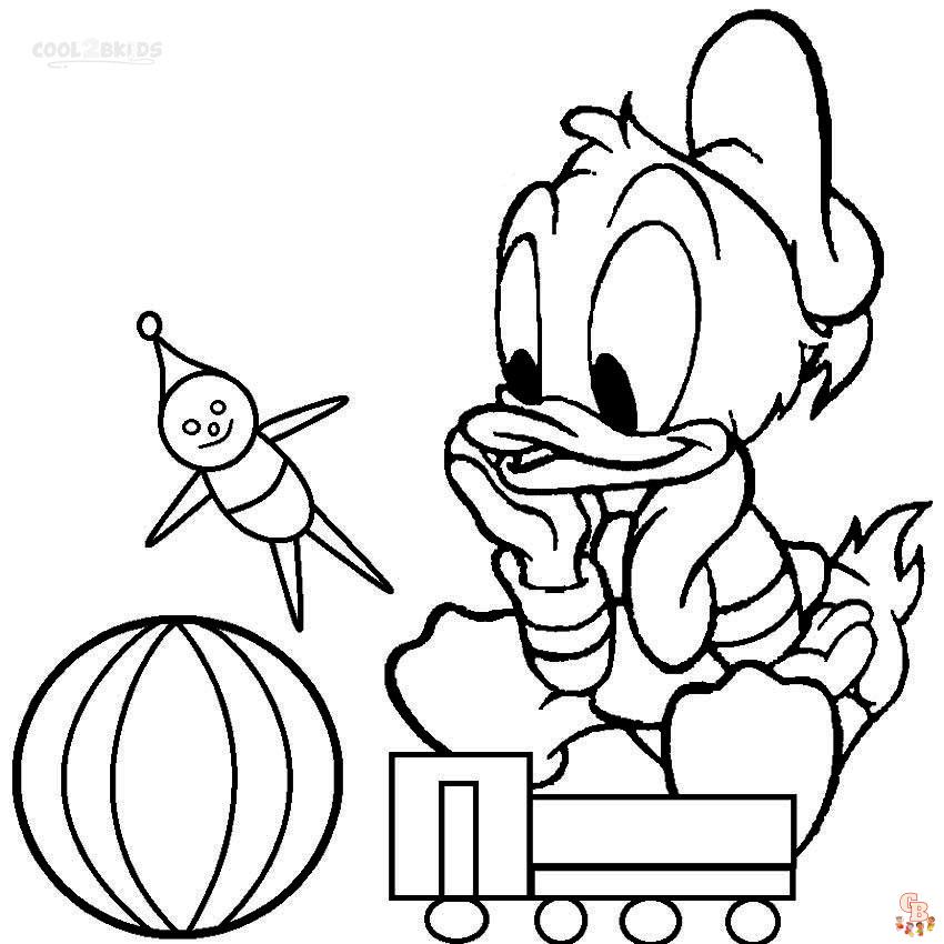 Gratis Kleurplaten Donald Duck Printbare Kleurplaten van Donald Duck