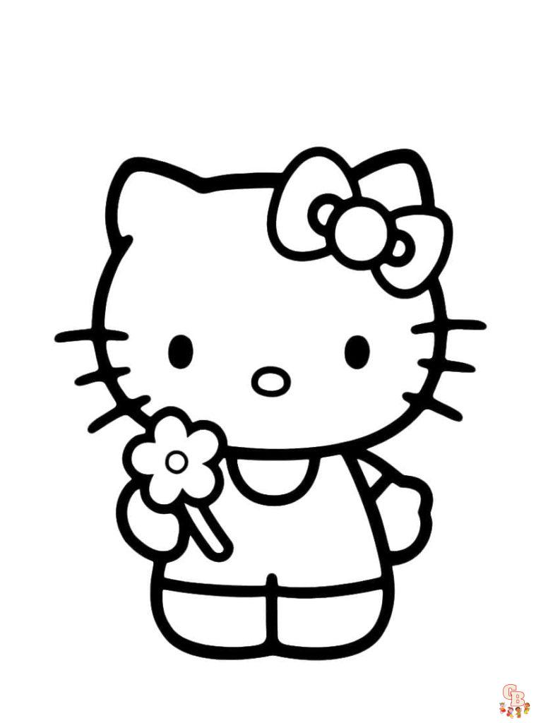 Gratis Hello Kitty kleurplaten voor meisjes in tiếng Hà Lan