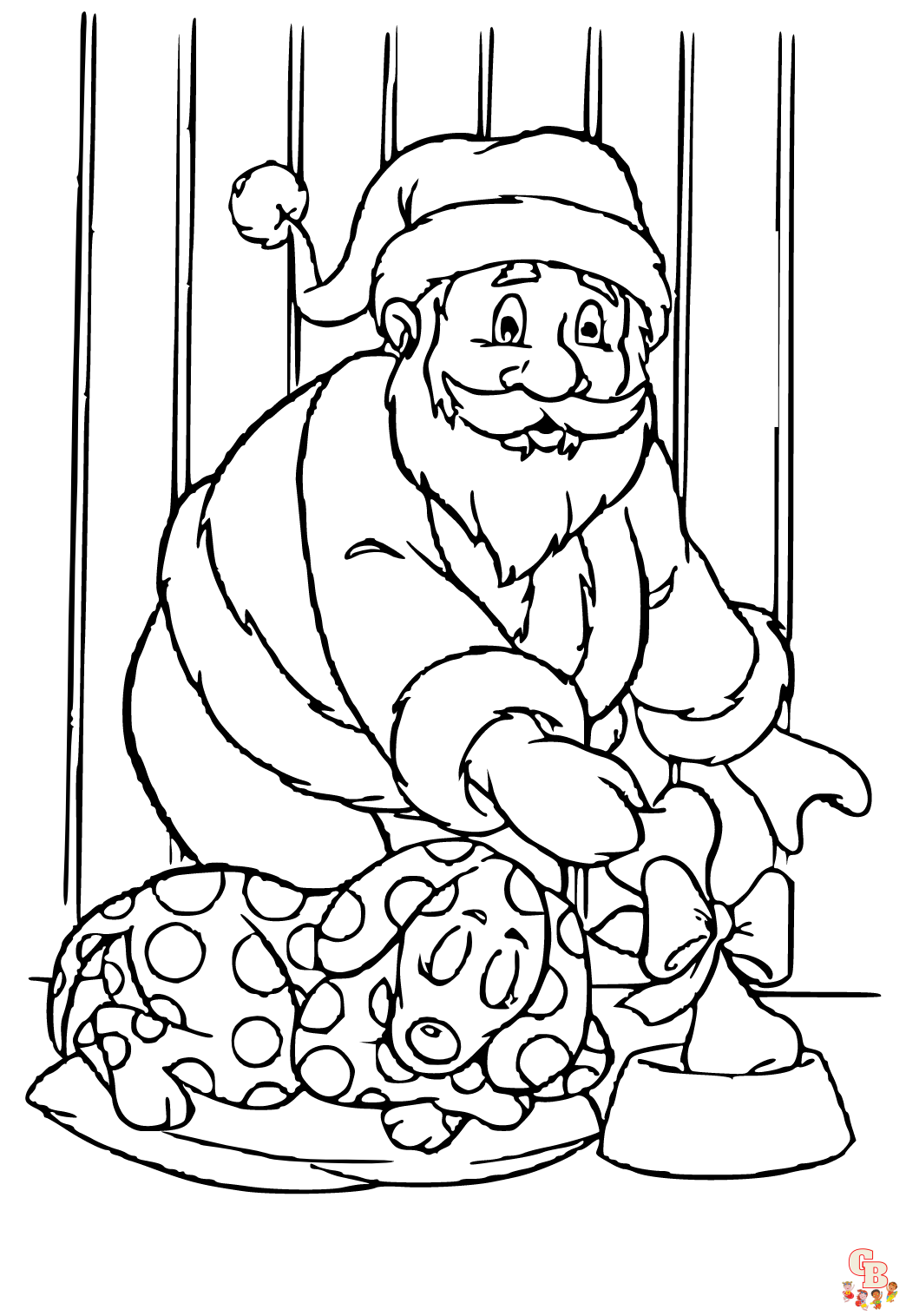 Kerstman Kleurplaat Gratis Printable Kleurplaten Voor Kinderen En Volwassenen