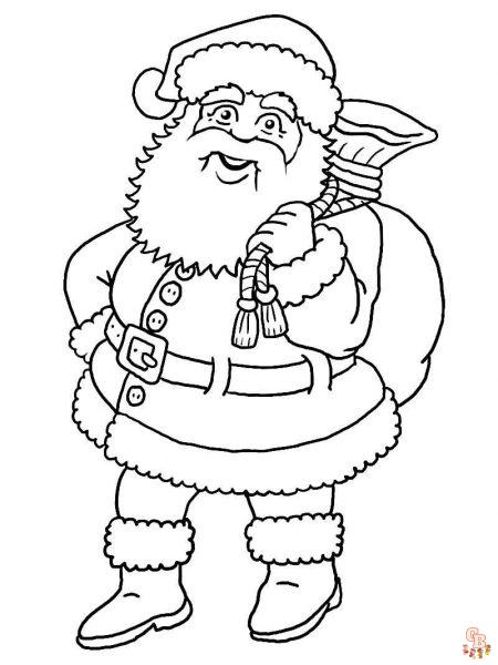 Kerstman Kleurplaat Gratis Printable Kleurplaten Voor Kinderen En Volwassenen