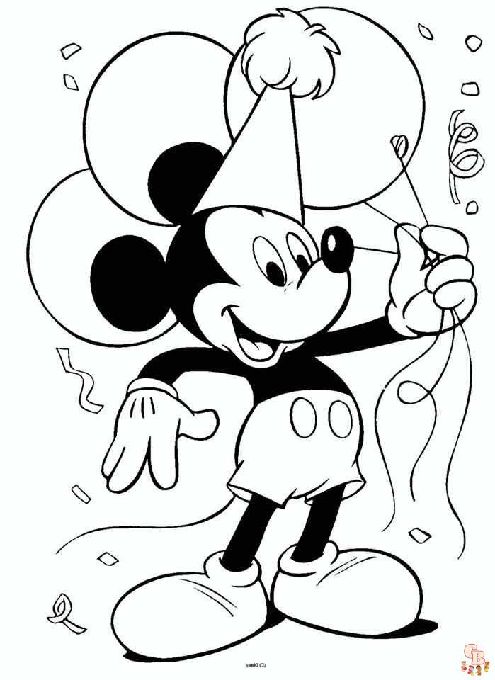 Download gratis kleurplaten van Mickey Mouse - Kleurplaat Mickey Mouse en vrienden