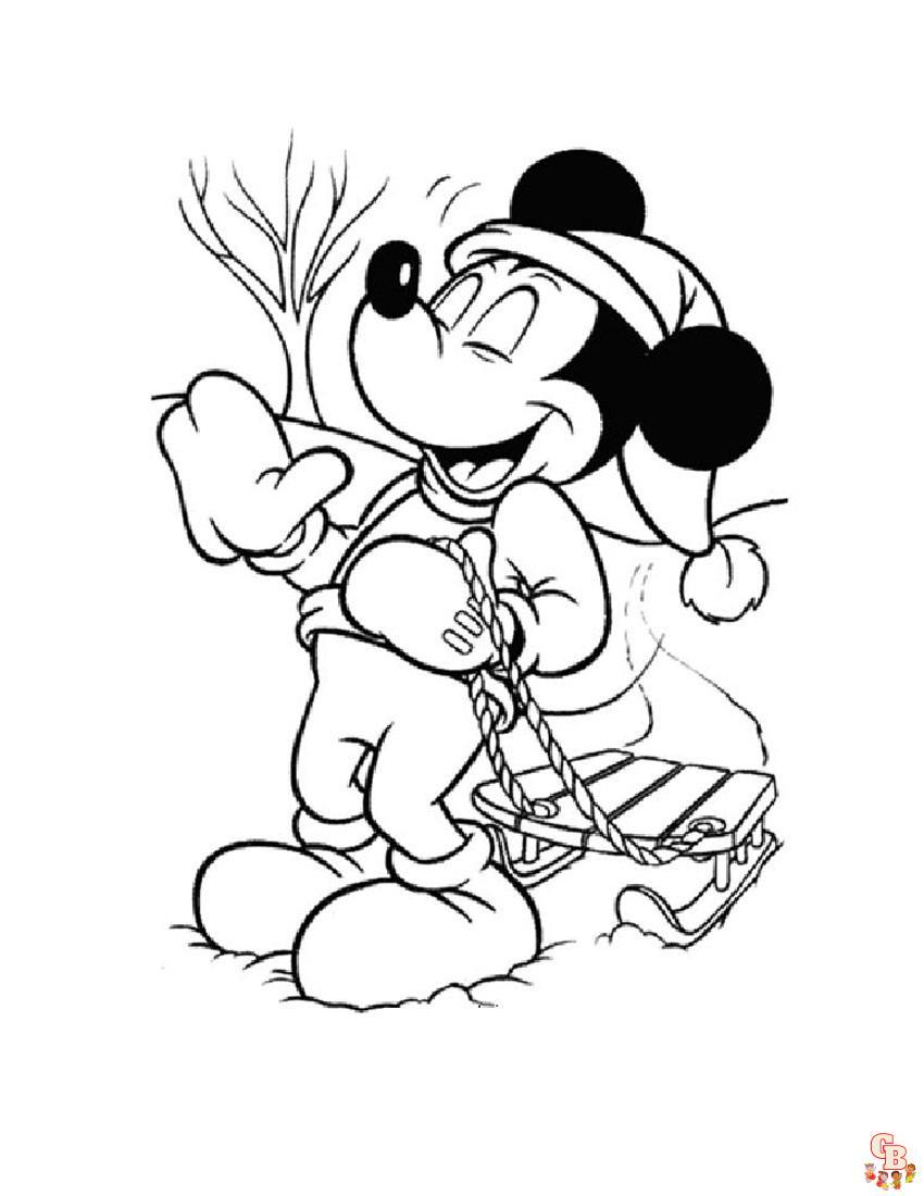 Download gratis kleurplaten van Mickey Mouse - Kleurplaat Mickey Mouse en vrienden