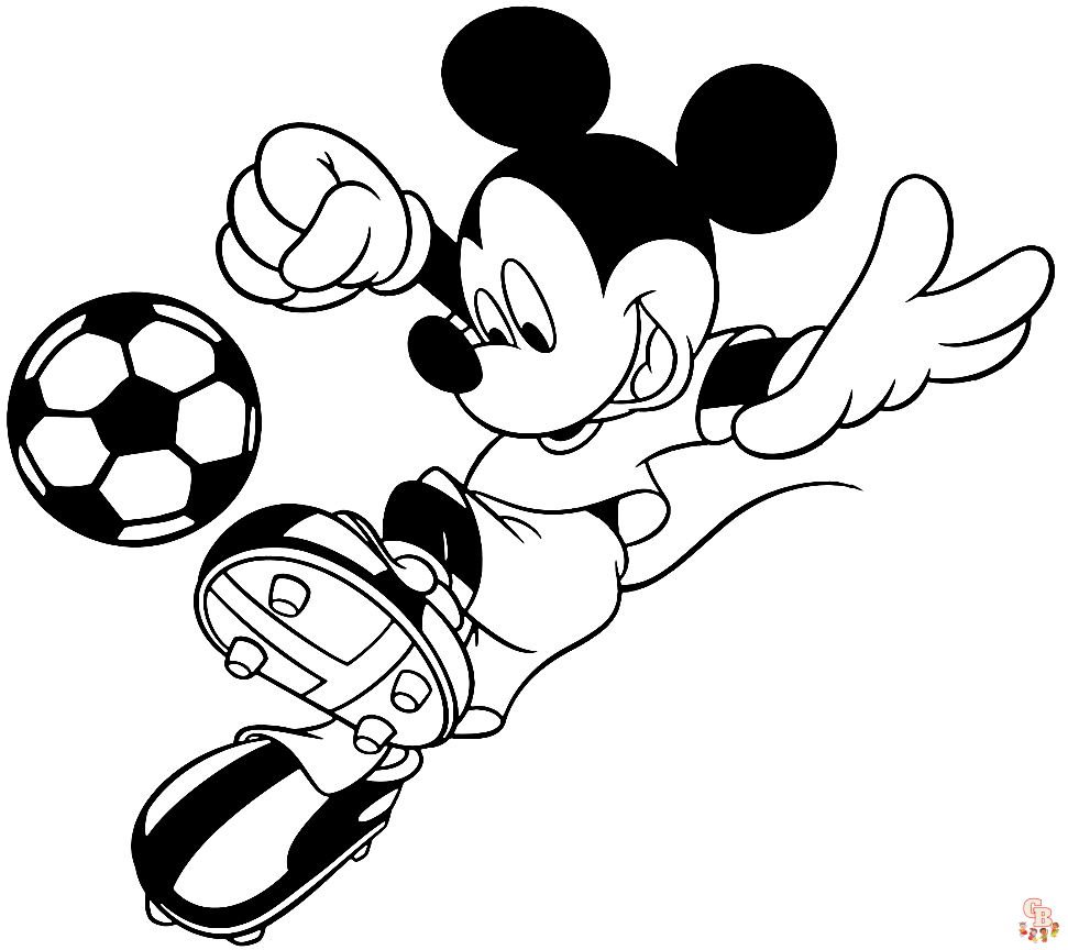 Download gratis kleurplaten van Mickey Mouse - Kleurplaat Mickey Mouse en vrienden