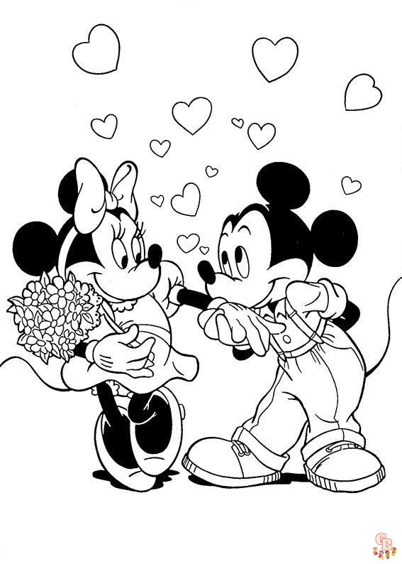 Download gratis kleurplaten van Mickey Mouse - Kleurplaat Mickey Mouse en vrienden