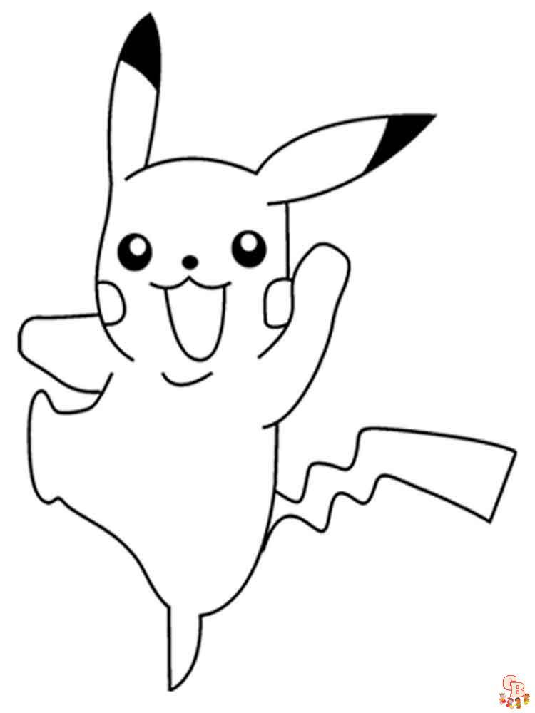 Gratis Kleurplaat Pokemon - Download en Print