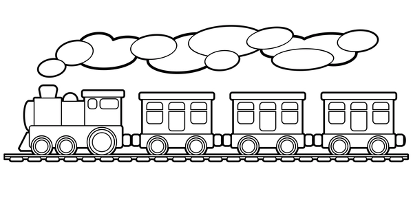 Printbare Kleurplaten van Treinen - Gratis en Makkelijk voor Jonge Kinderen