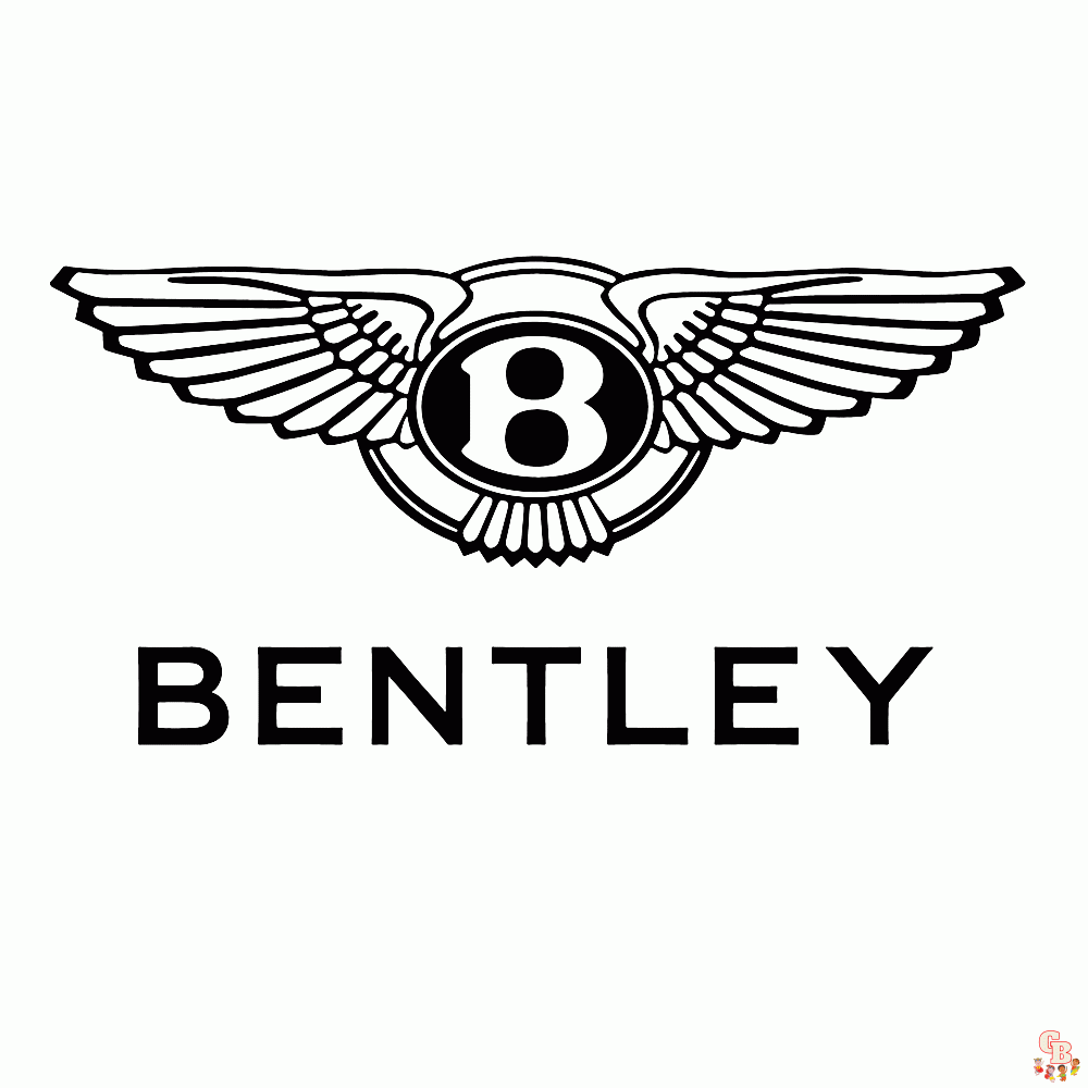 bentley kleurplaten