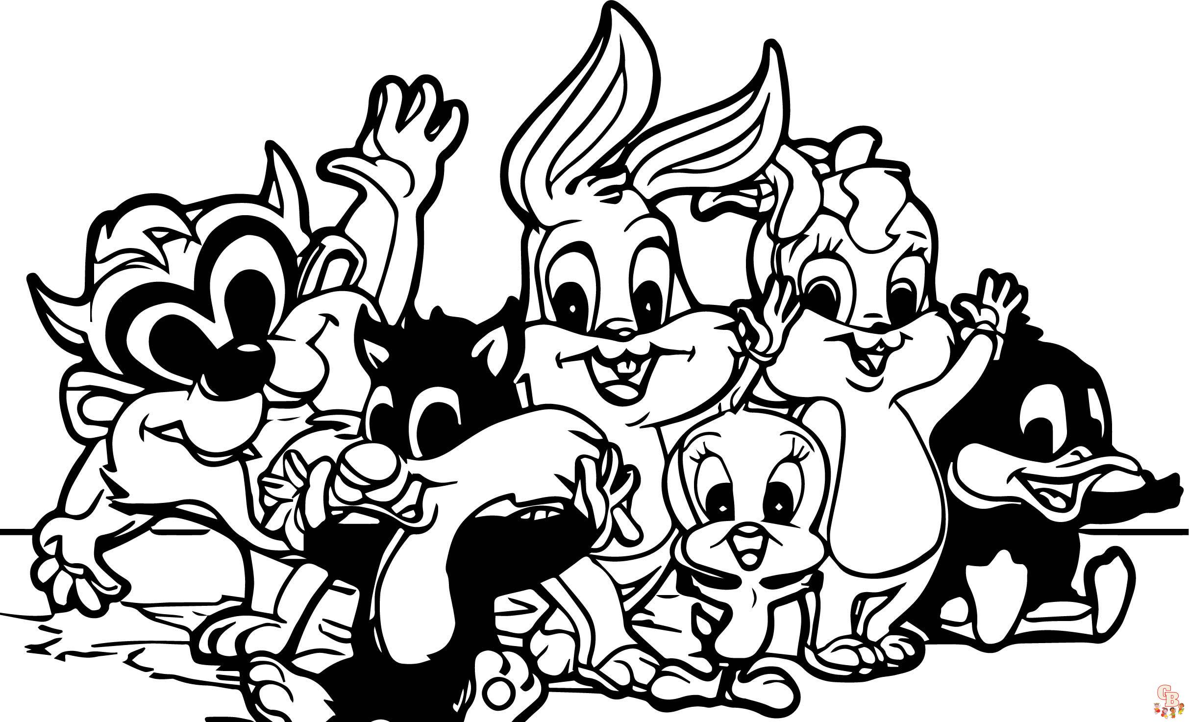 10 Best Looney Tunes Coloring Pages for Kids - Bugs Bunny, Daffy Duck, Tweety Bird More