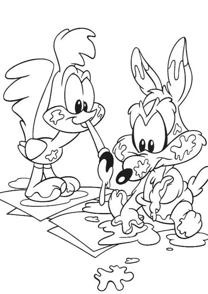 10 Best Looney Tunes Coloring Pages for Kids - Bugs Bunny, Daffy Duck, Tweety Bird More