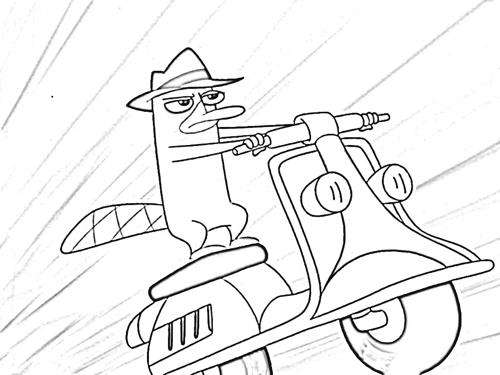 phineas and ferb coloring pages 2