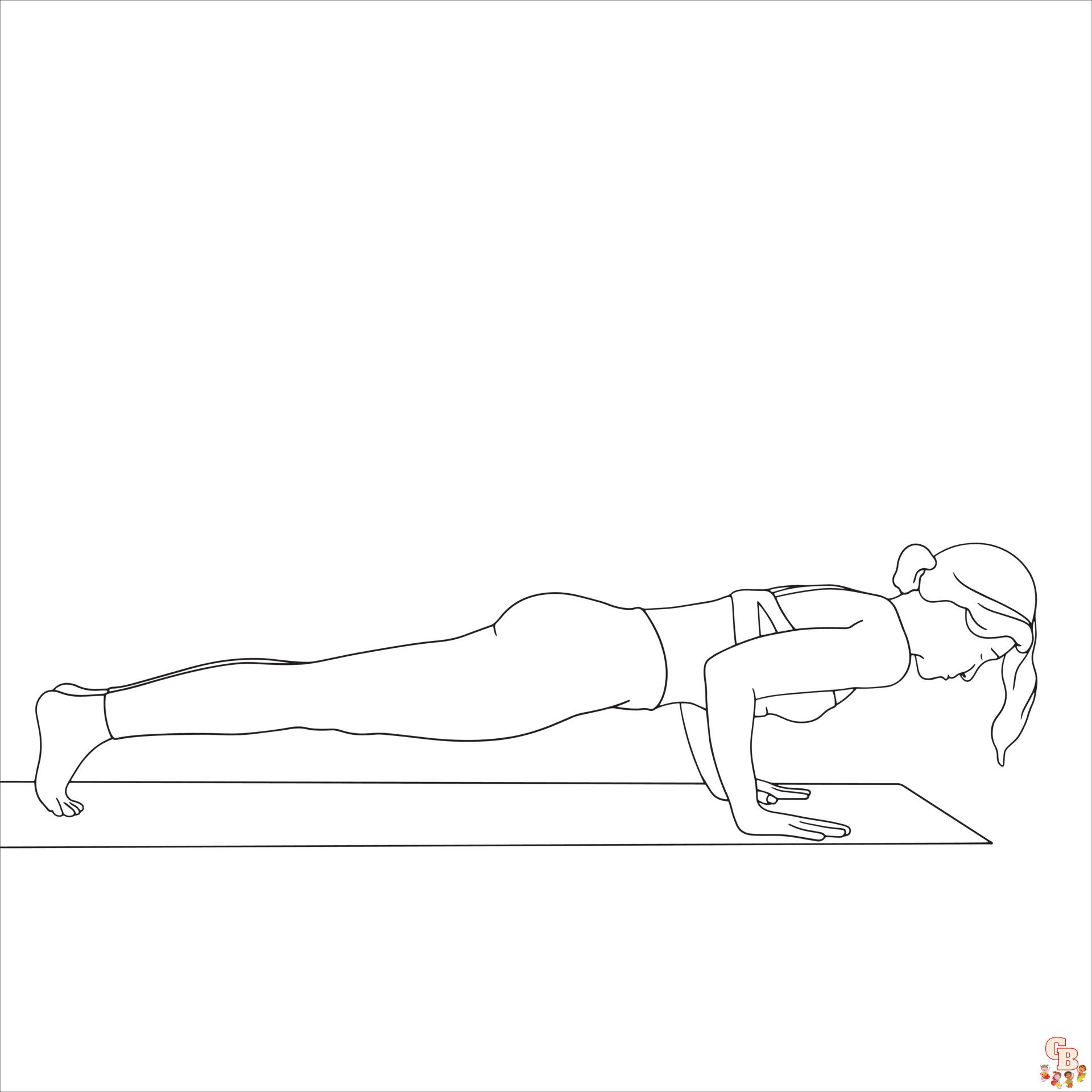 yoga kleurplaat 1