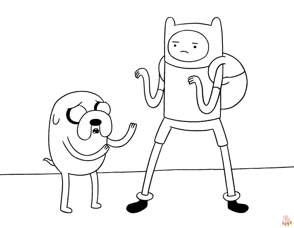 Adventure time kleurplaten 3