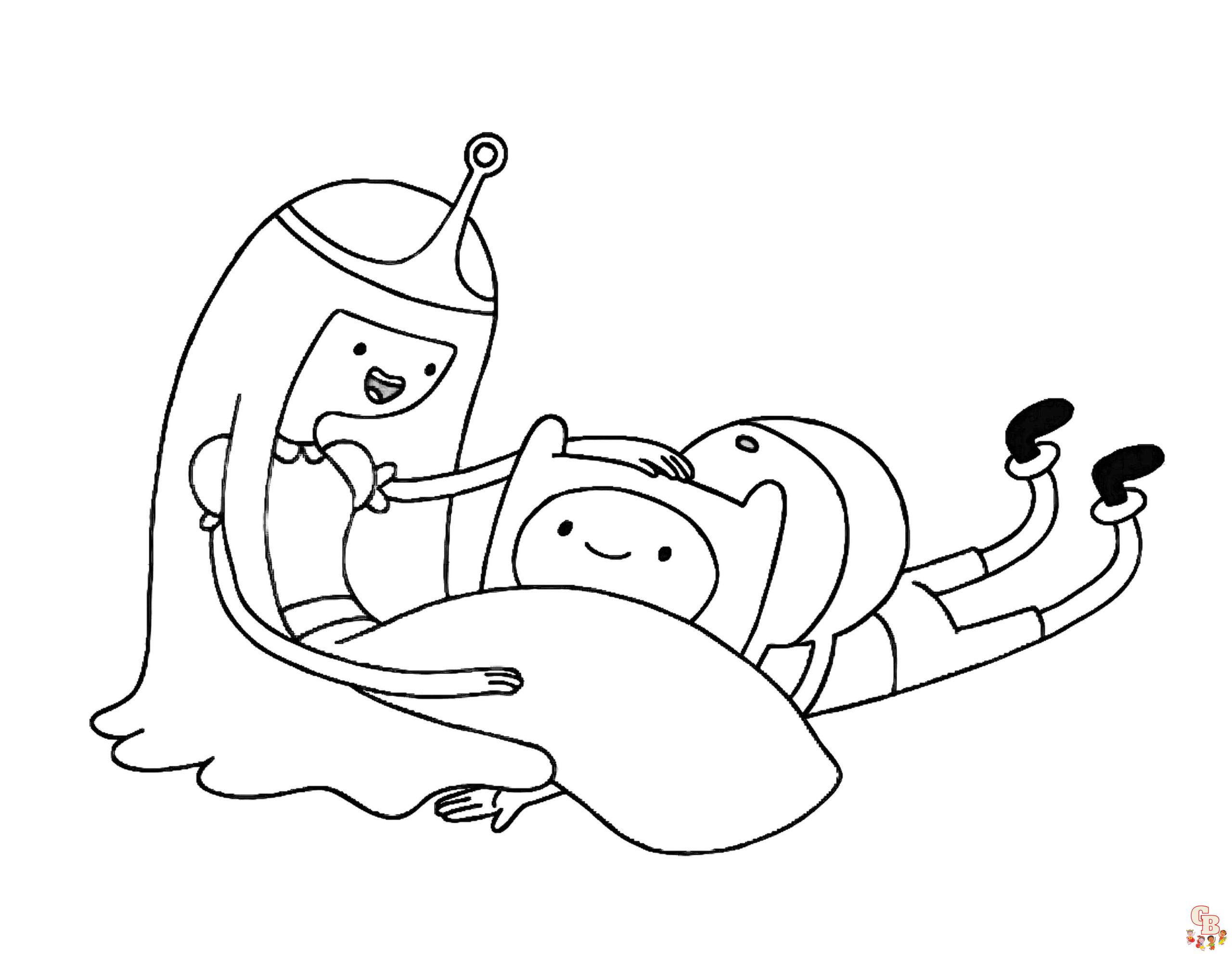 Adventure time kleurplaten 8