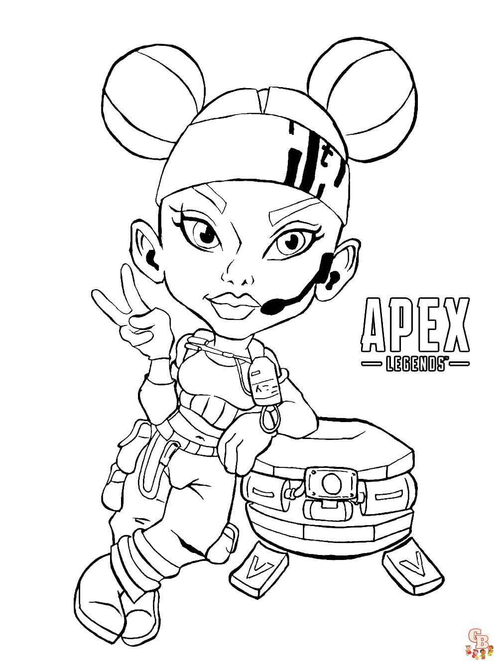 Apex Legends kleurplaten 12