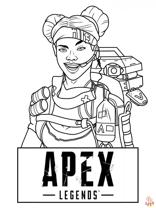 Apex Legends kleurplaten 6