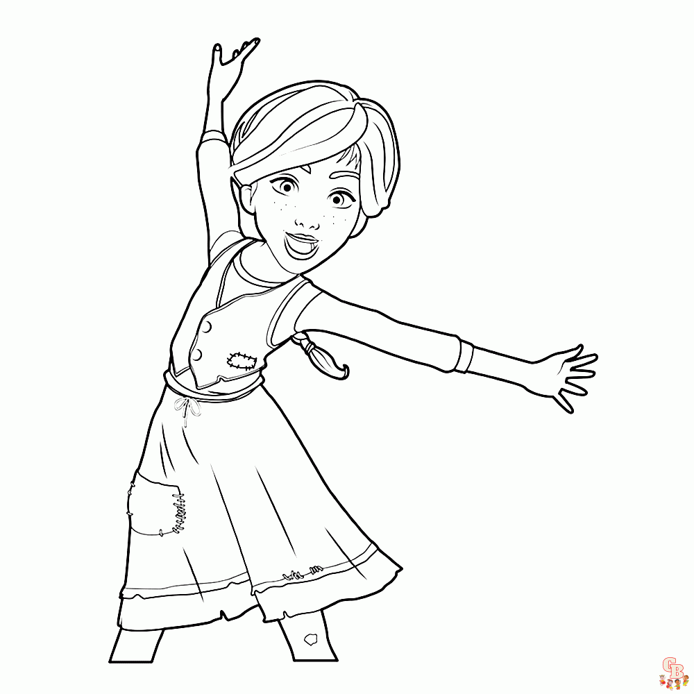 Ballerina kleurplaten 2