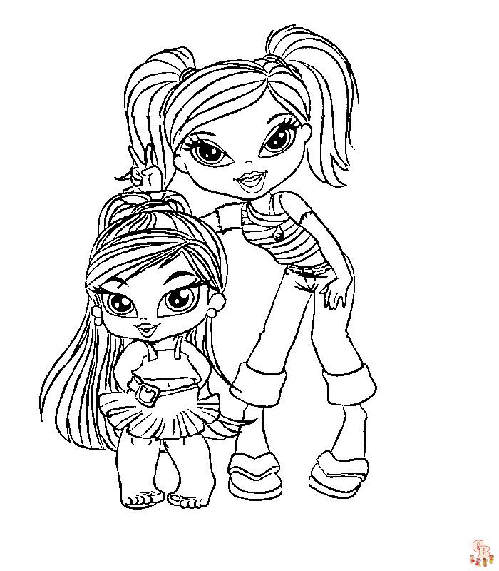 Bratz Kidz Kleurplaten 3