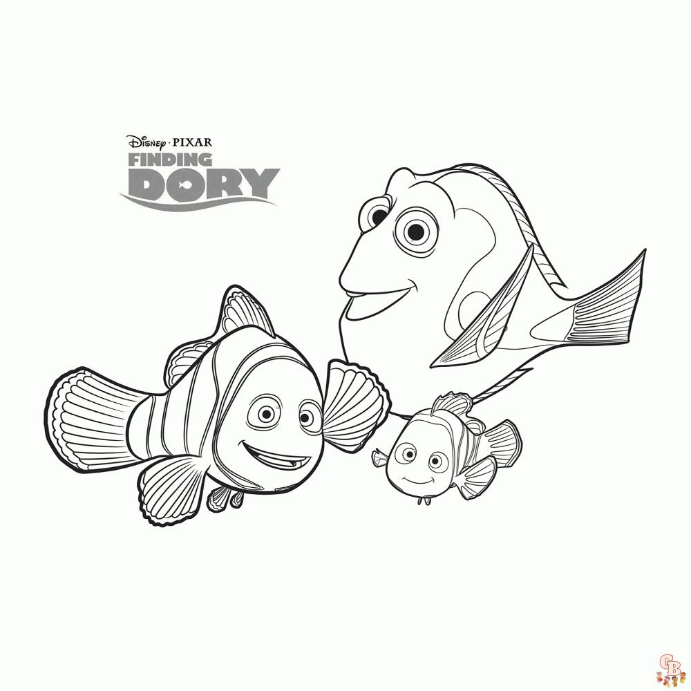 Finding Dory Kleurplaten 6