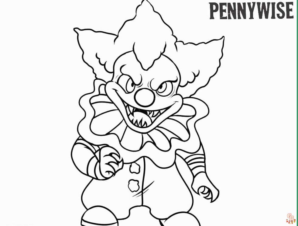 Pennywise kleurplaten 1