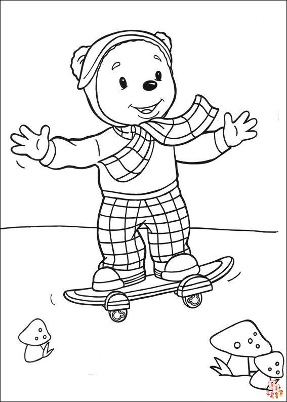 Rupert the Bear Kleurplaten 7