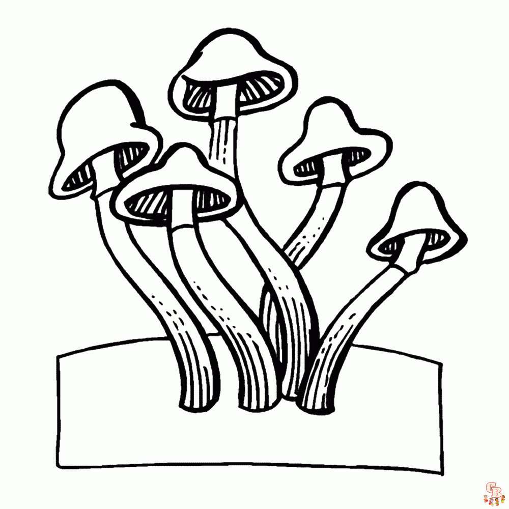 paddestoelen kleurplaten 4