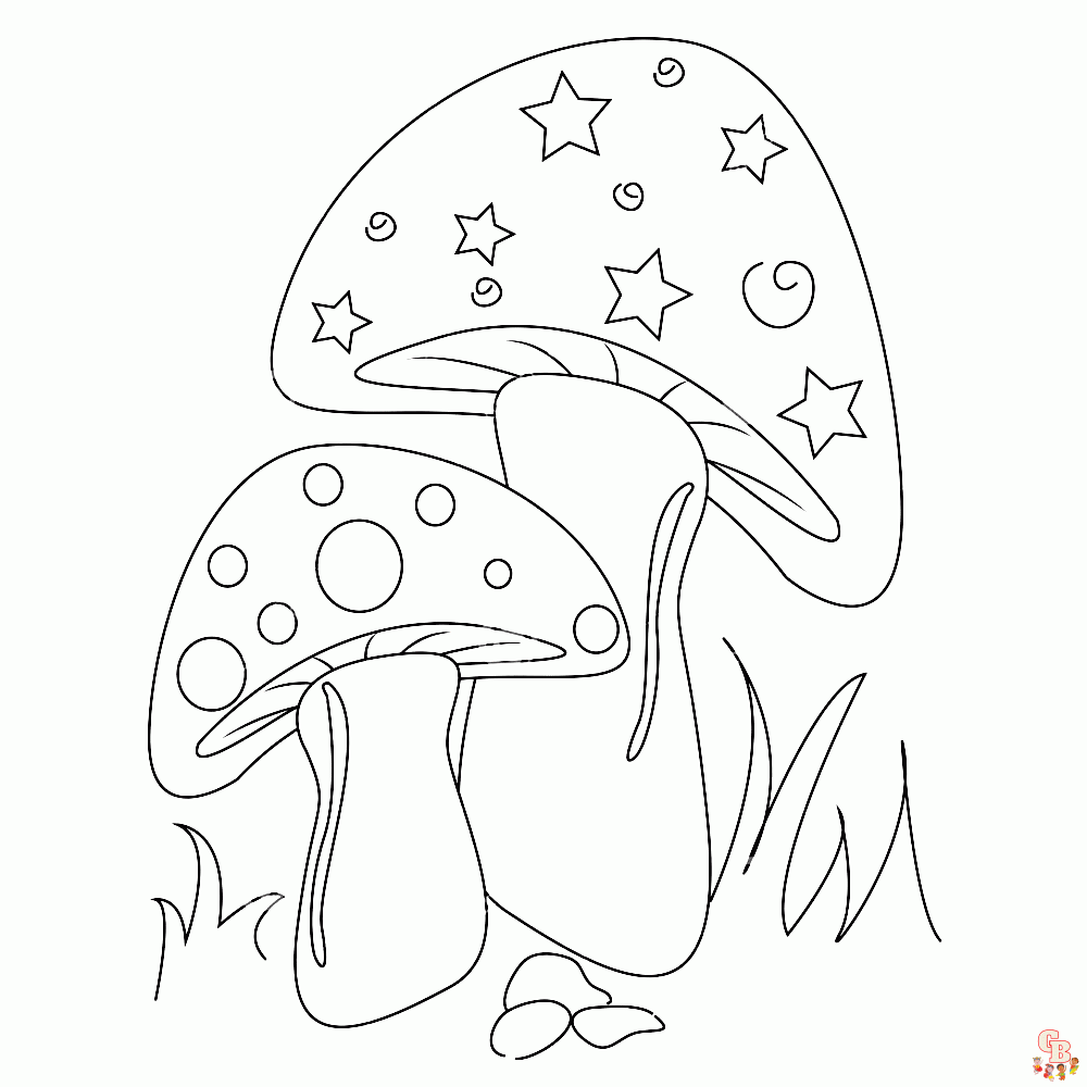 paddestoelen kleurplaten 9