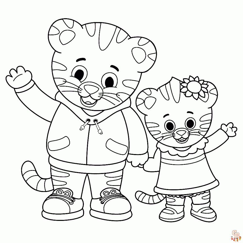 Daniel Tigers Neighborhood Kleurplaten 1