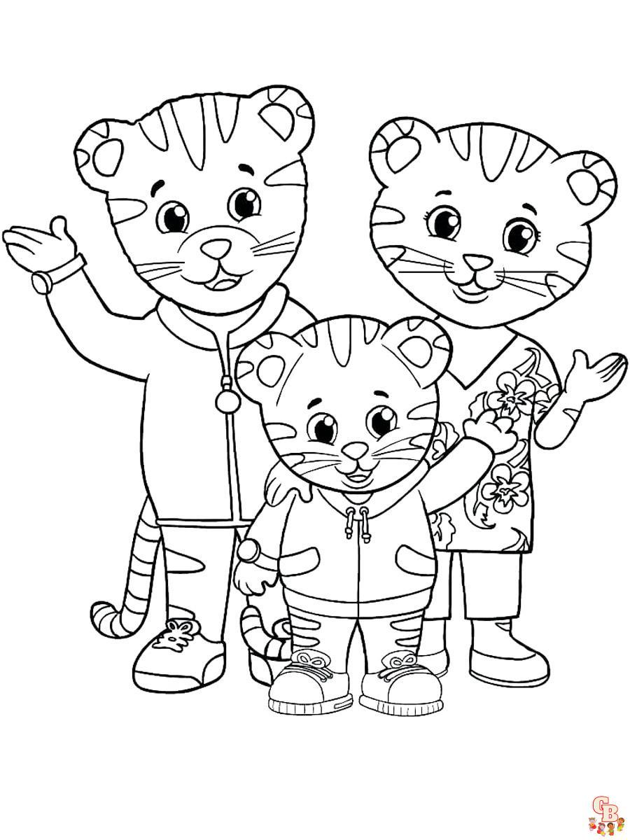 Daniel Tigers Neighborhood Kleurplaten 10