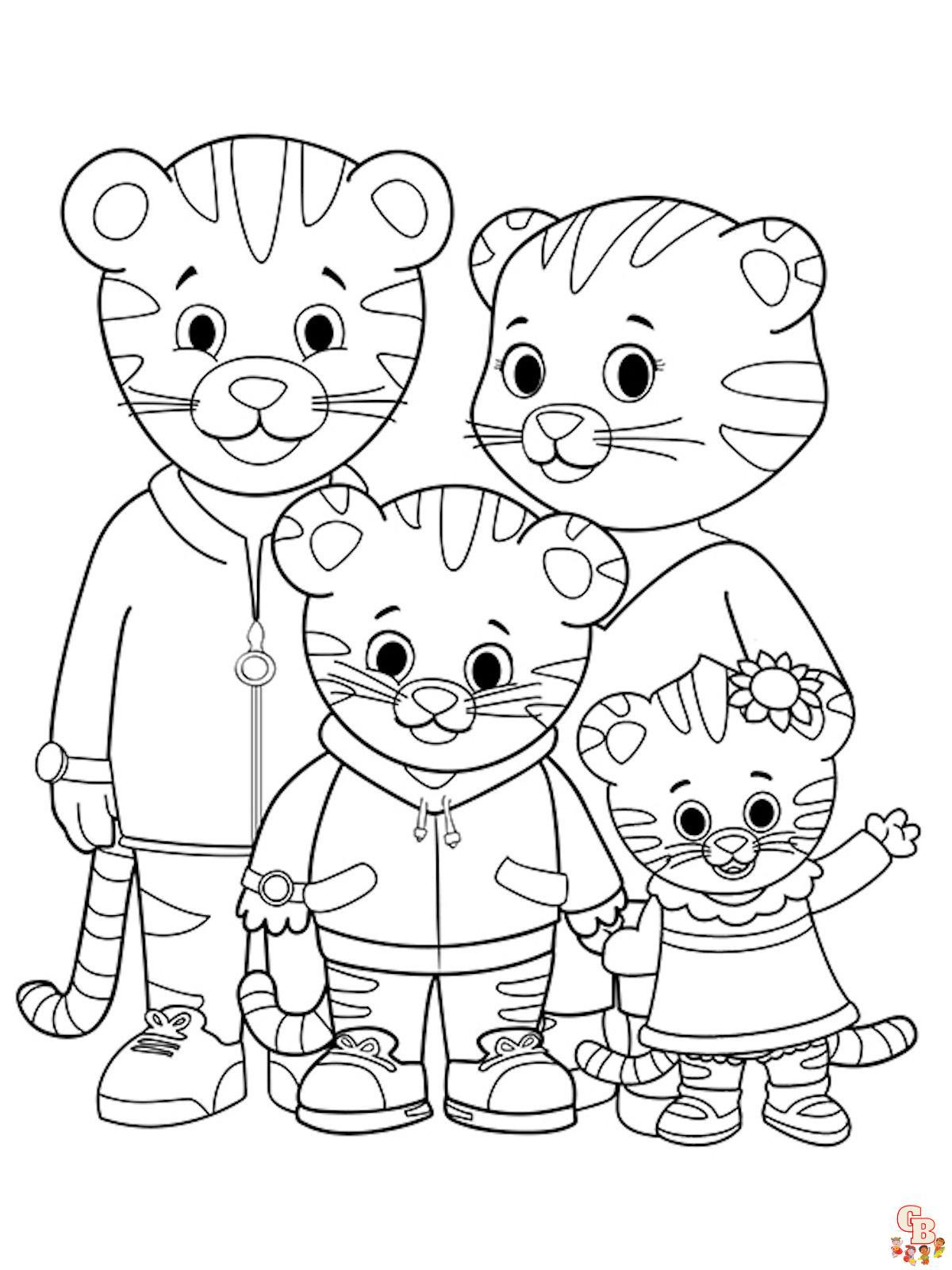 Daniel Tigers Neighborhood Kleurplaten 4