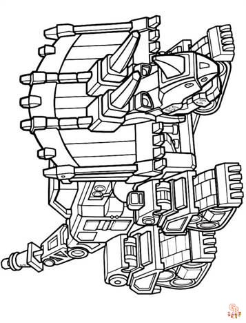 DinoTrux Kleurplaten 11