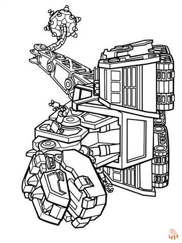 DinoTrux Kleurplaten 12