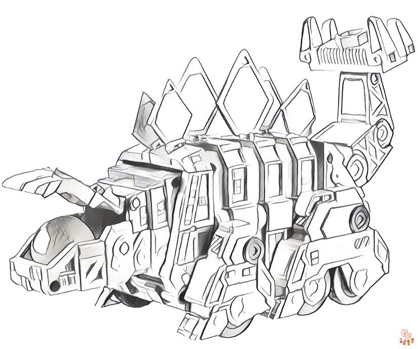 DinoTrux Kleurplaten 3