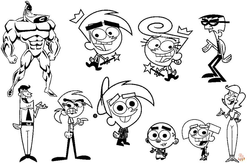 Fairly Odd Parents Kleurplaten 4