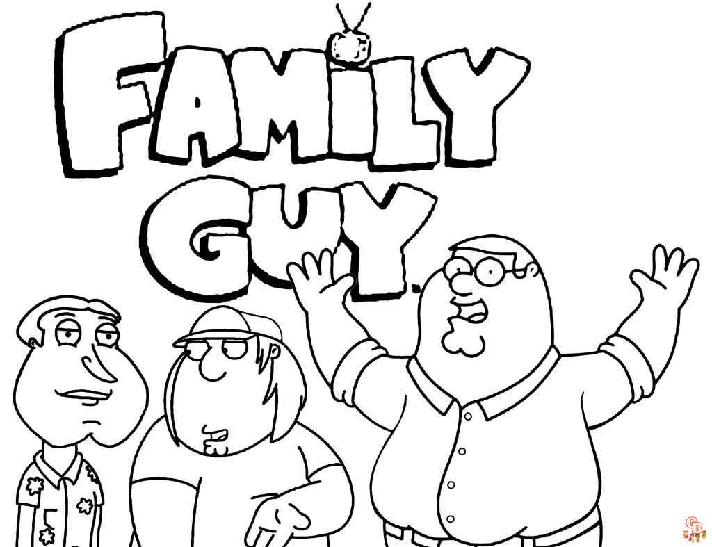 Family Guy Kleurplaten 1